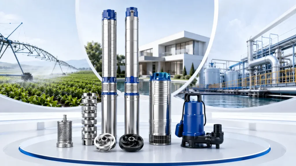 Hikmat Pump deep-well and submersible pump range in Pakistan